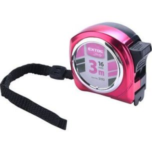 metr svinovací, 3 m, š. pásku 16 mm Extol Lady